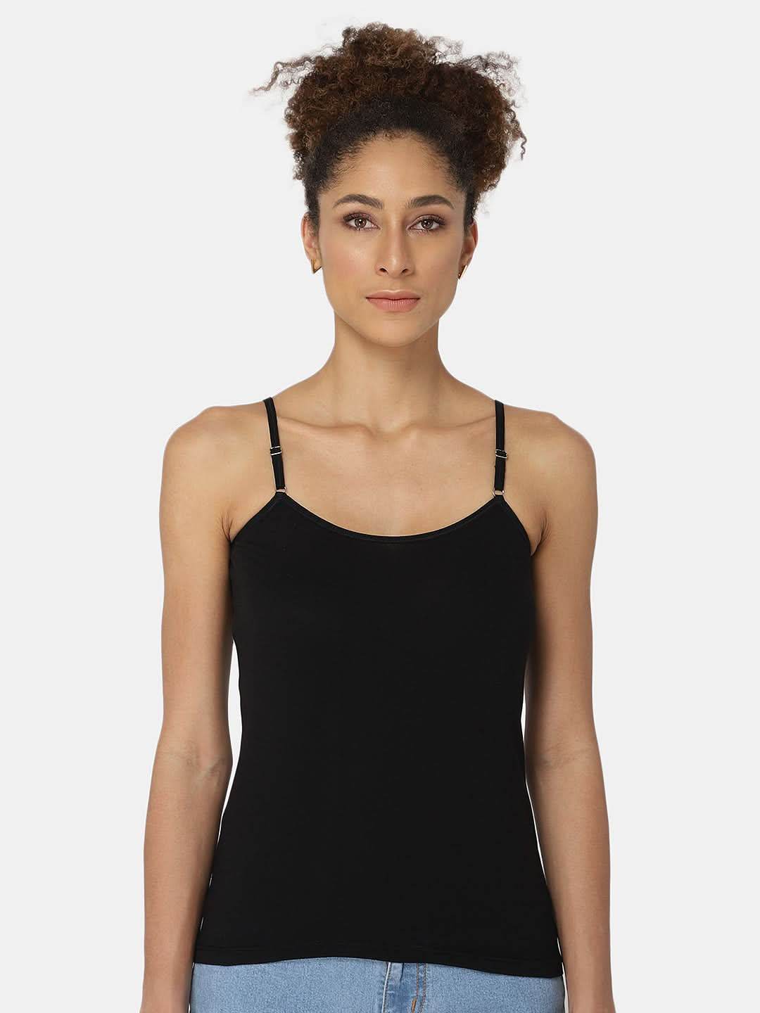 Full Coverage Non-Wired Non-Padded Cotton Intimacy Slip Camisole - Prime Shades - IN08 - Naidu Hall Family Store