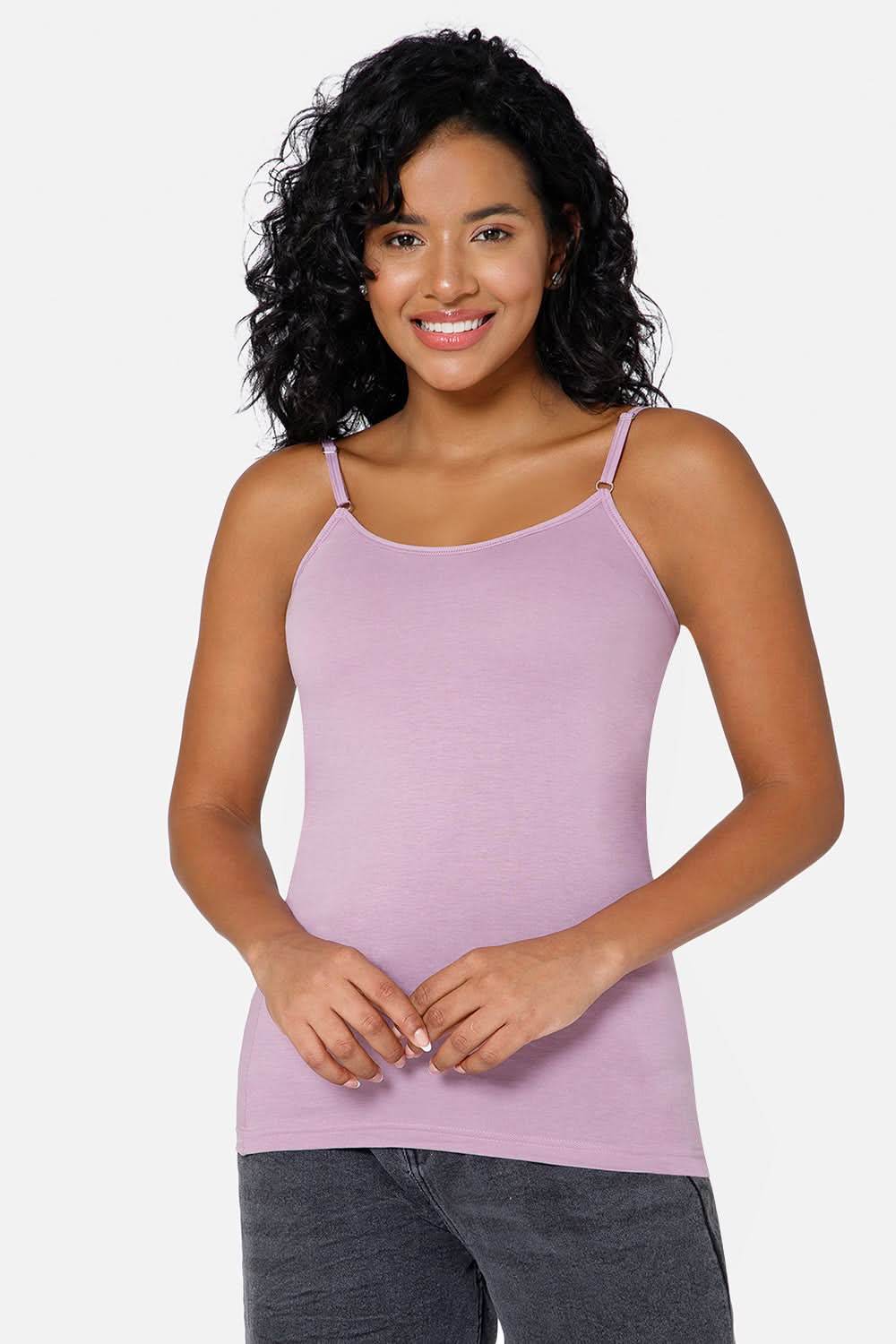 Intimacy Full Coverage Cotton Slip Camisole – IN08 | Non-Padded & Wire-Free Comfort Design - Naidu Hall Family Store