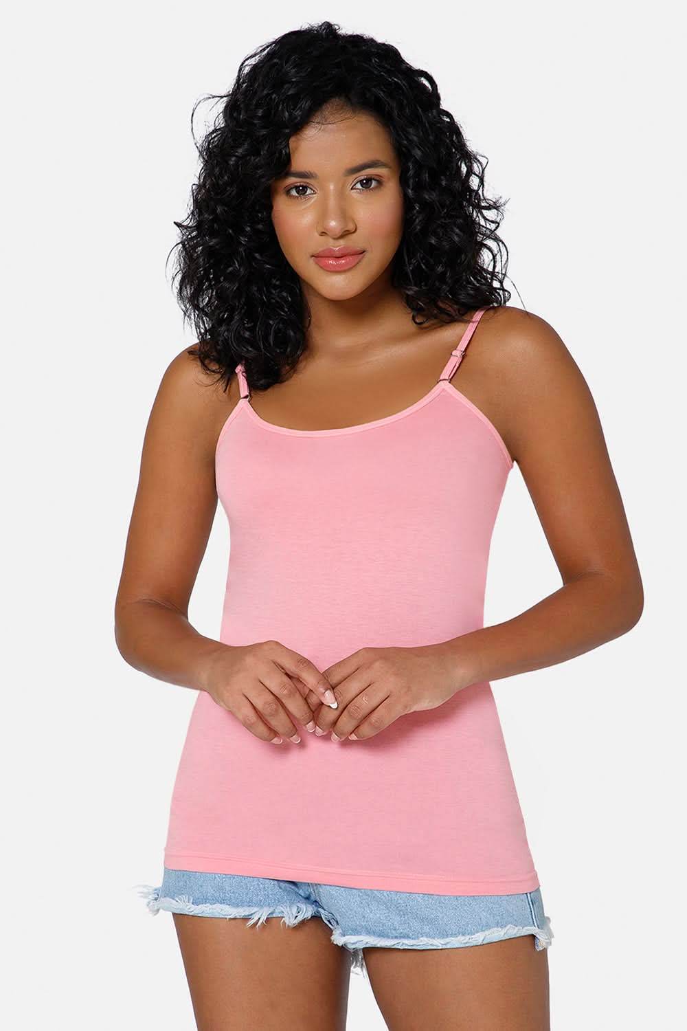 Intimacy Full Coverage Cotton Slip Camisole – IN08 | Non-Padded & Wire-Free Comfort Design - Naidu Hall Family Store