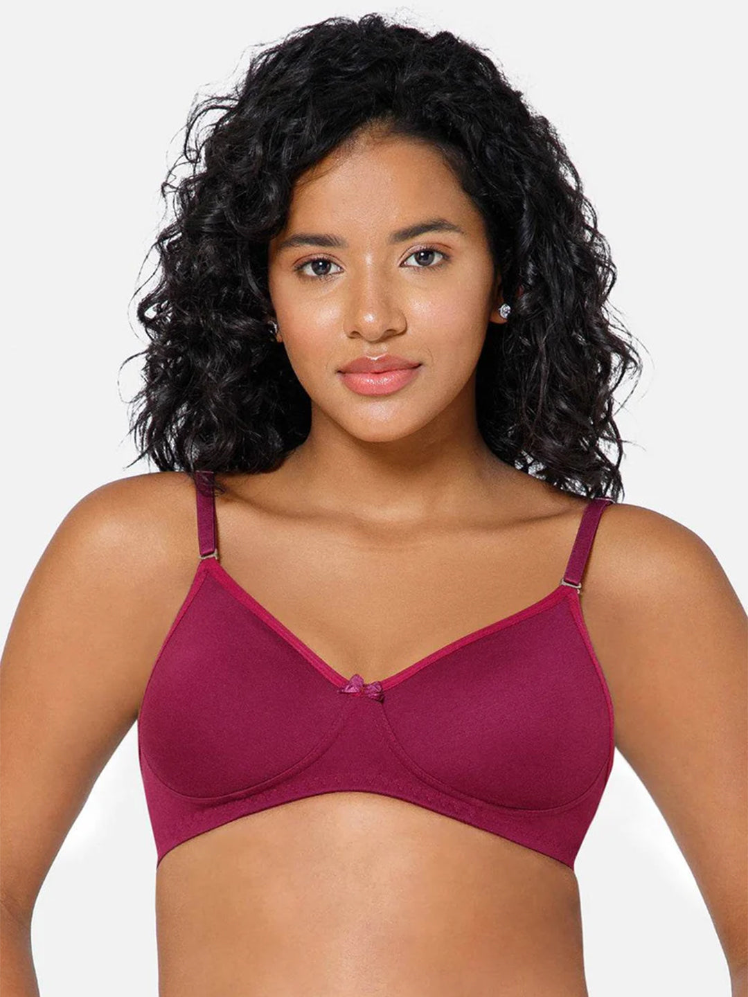 Fashionable Non-Wired Non-Padded Back Closure Intimacy Everyday T-Shirt Bra - Blue Shades - ES06