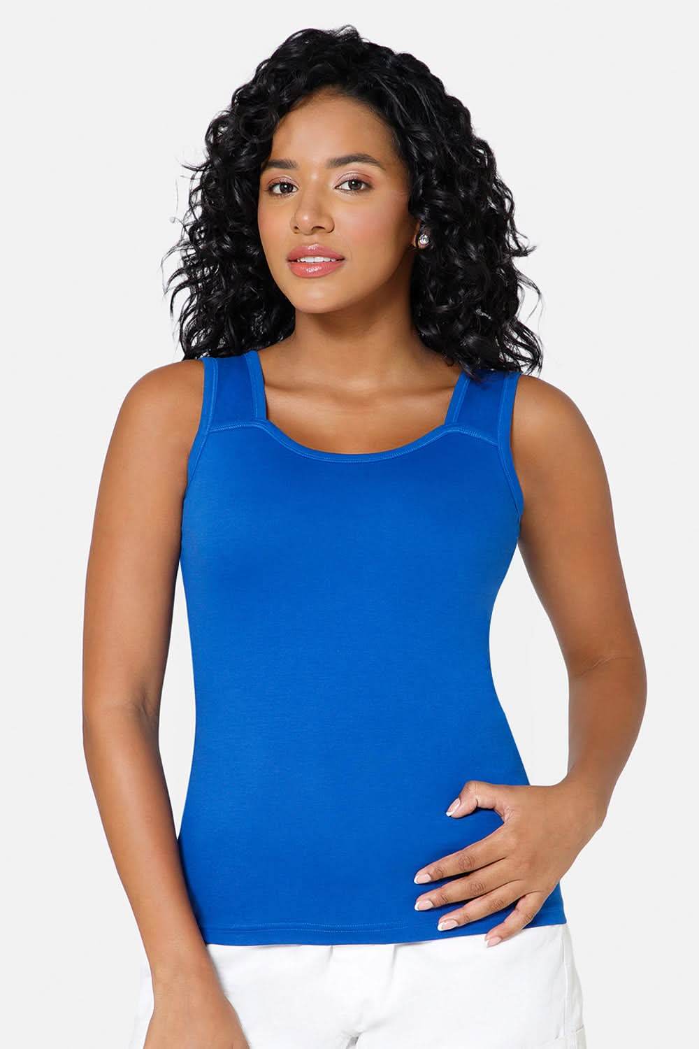 Full Coverage Sweat Absorbent Intimacy Cotton Tanktop - IN07 - Naidu Hall Family Store