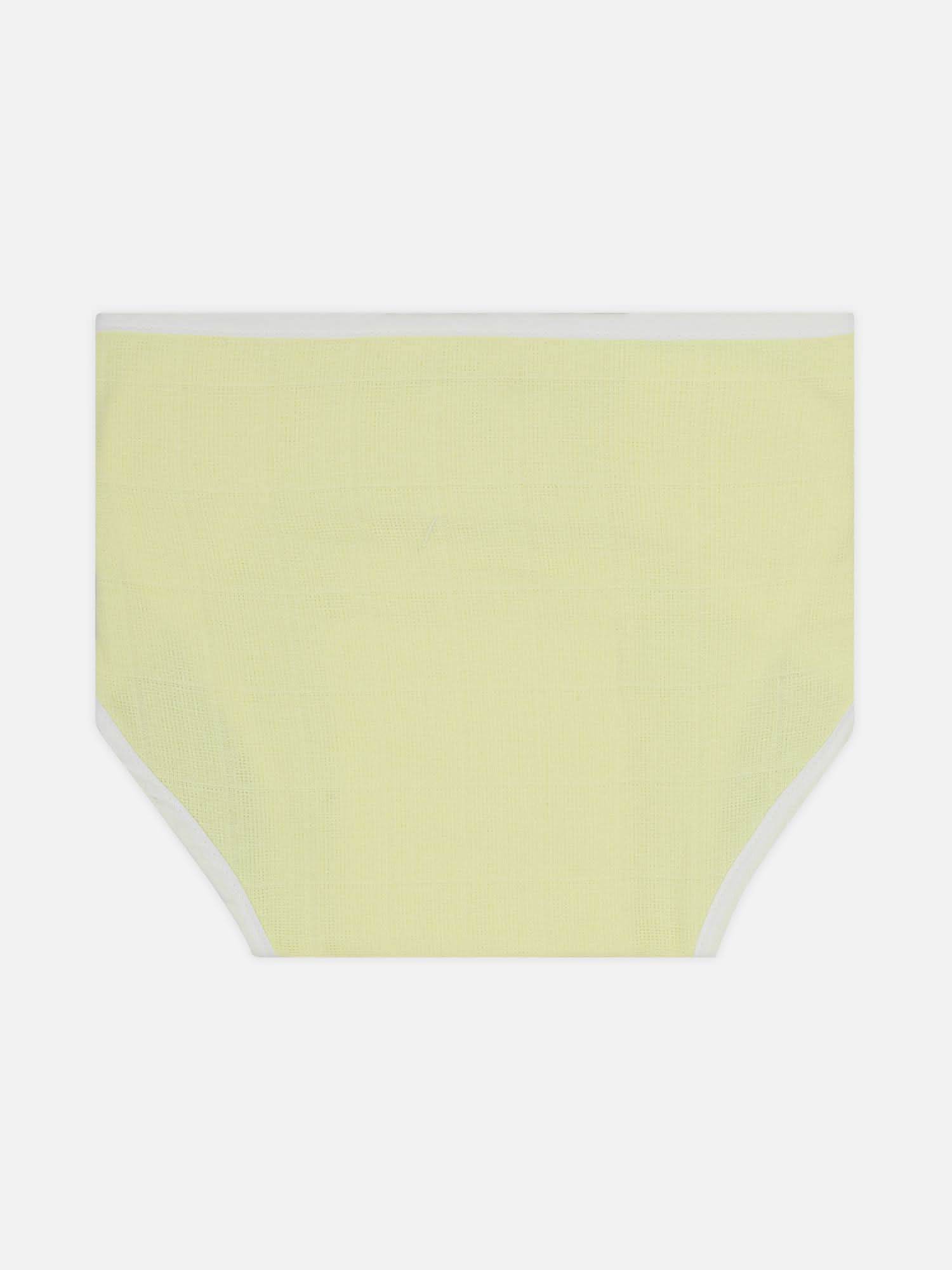 Oh Baby Plain Velcro Nappies Yellow - Ltpl - Naidu Hall Family Store