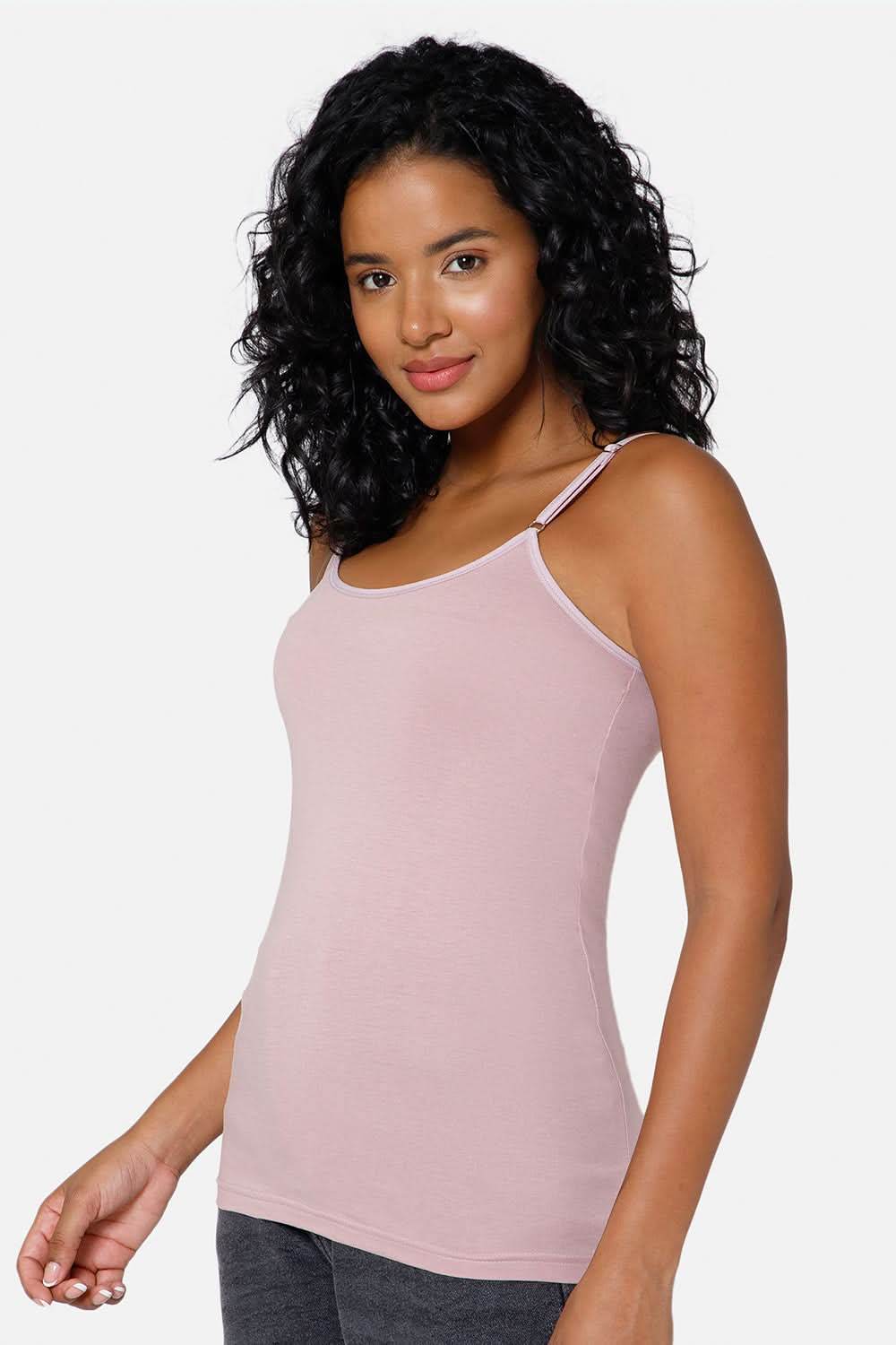 Intimacy Full Coverage Cotton Slip Camisole – IN08 | Non-Padded & Wire-Free Comfort Design - Naidu Hall Family Store