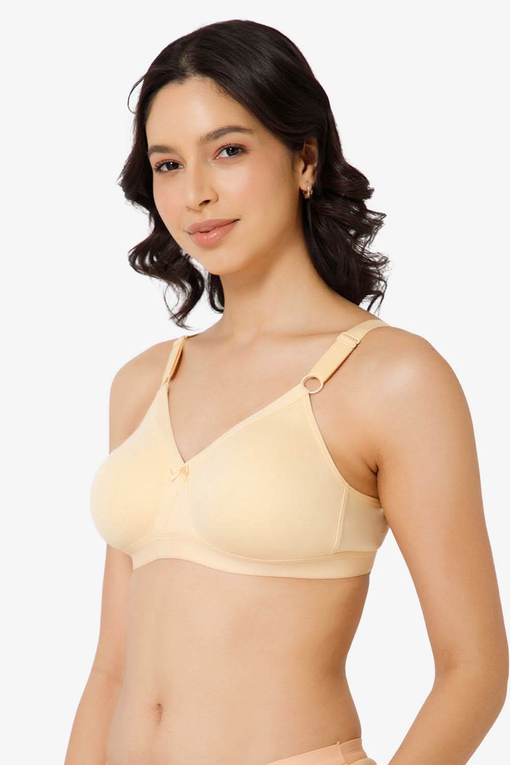 High Coverage Broad Strap Non-Wired Non-Padded All-Rounder Intimacy Everyday T-Shirt Bra - EC05 - Naidu Hall Family Store