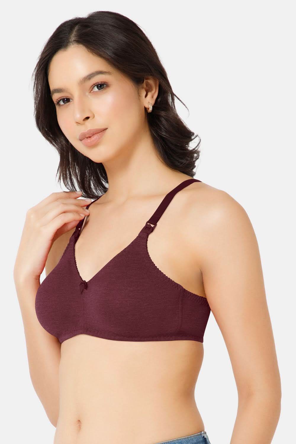 Naidu Hall Nursing Bra - EVI | Moulded Design, Transparent Buckle & Broad Straps for Ultimate Comfort - Naidu Hall Family Store
