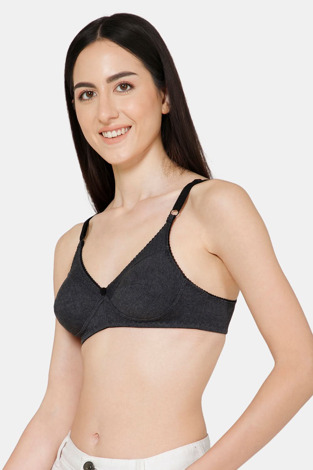 Naidu Hall Charmi Cotton Blend High-Coverage Non-Wired Saree and Salwar Bra with Adjustable Straps