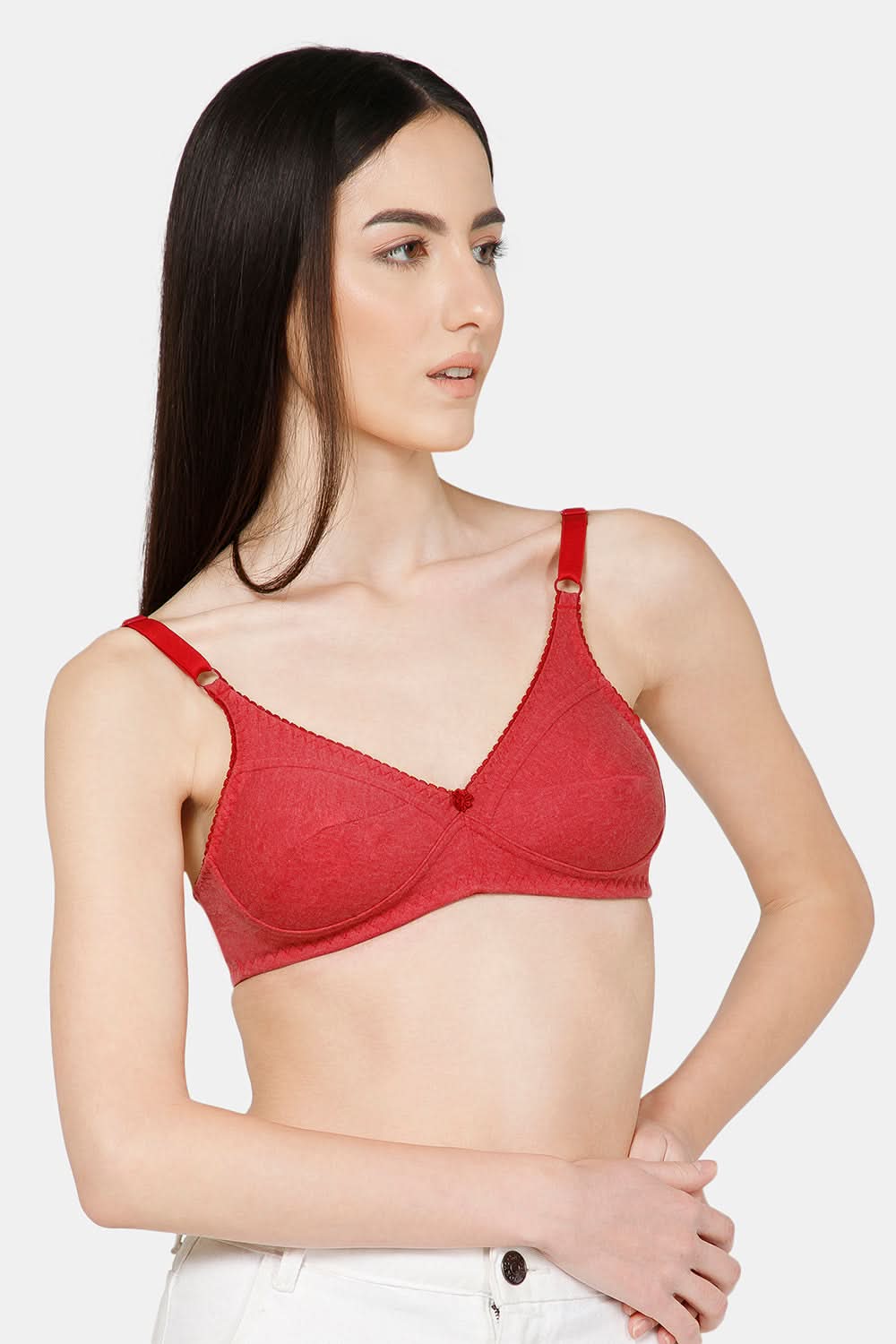 Naidu Hall Charmi Cotton Blend High-Coverage Non-Wired Saree and Salwar Bra with Adjustable Straps