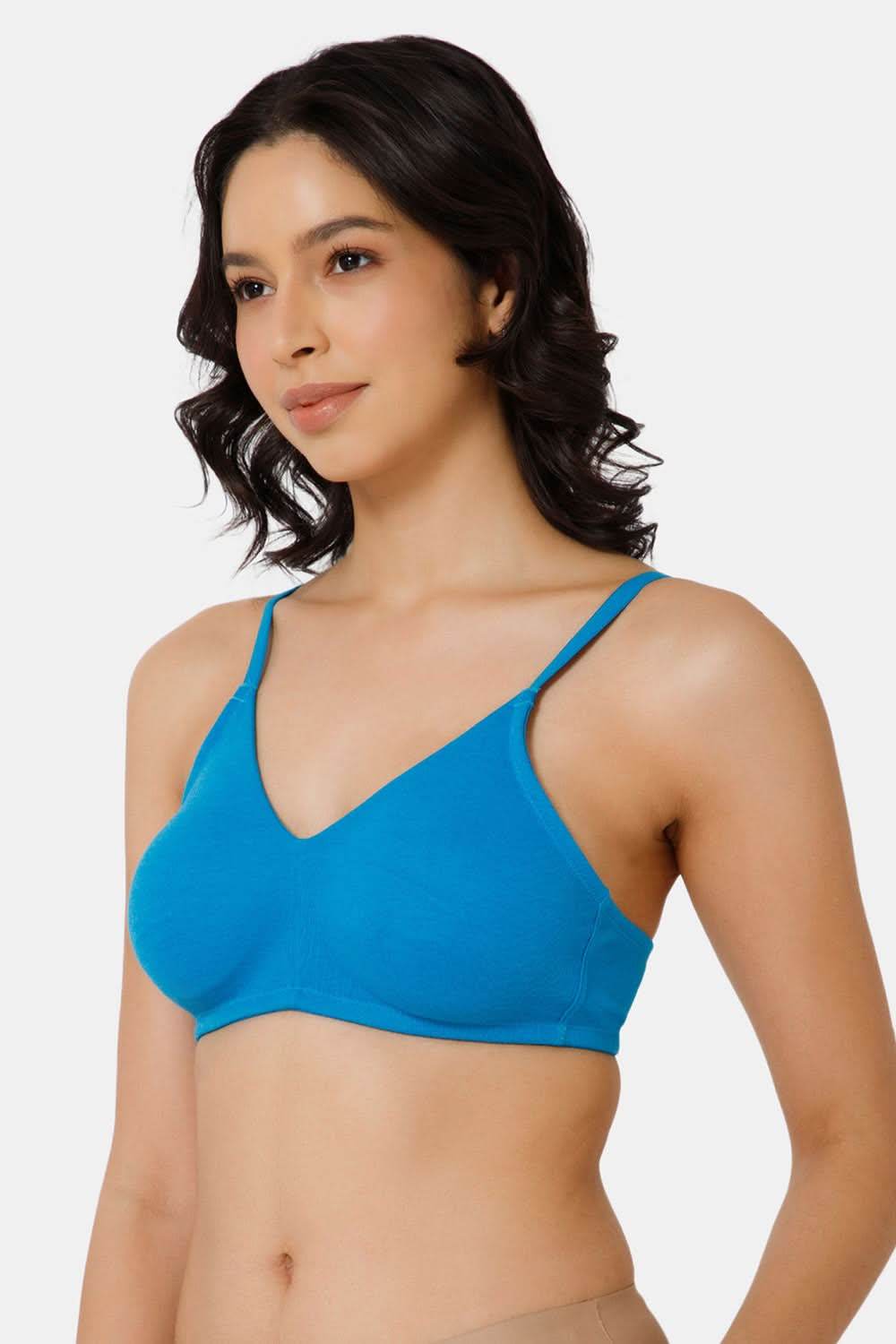 Nora Non-Wired Seamless Everyday T-Shirt Bra with Double-Layered Support - Naidu Hall Family Store