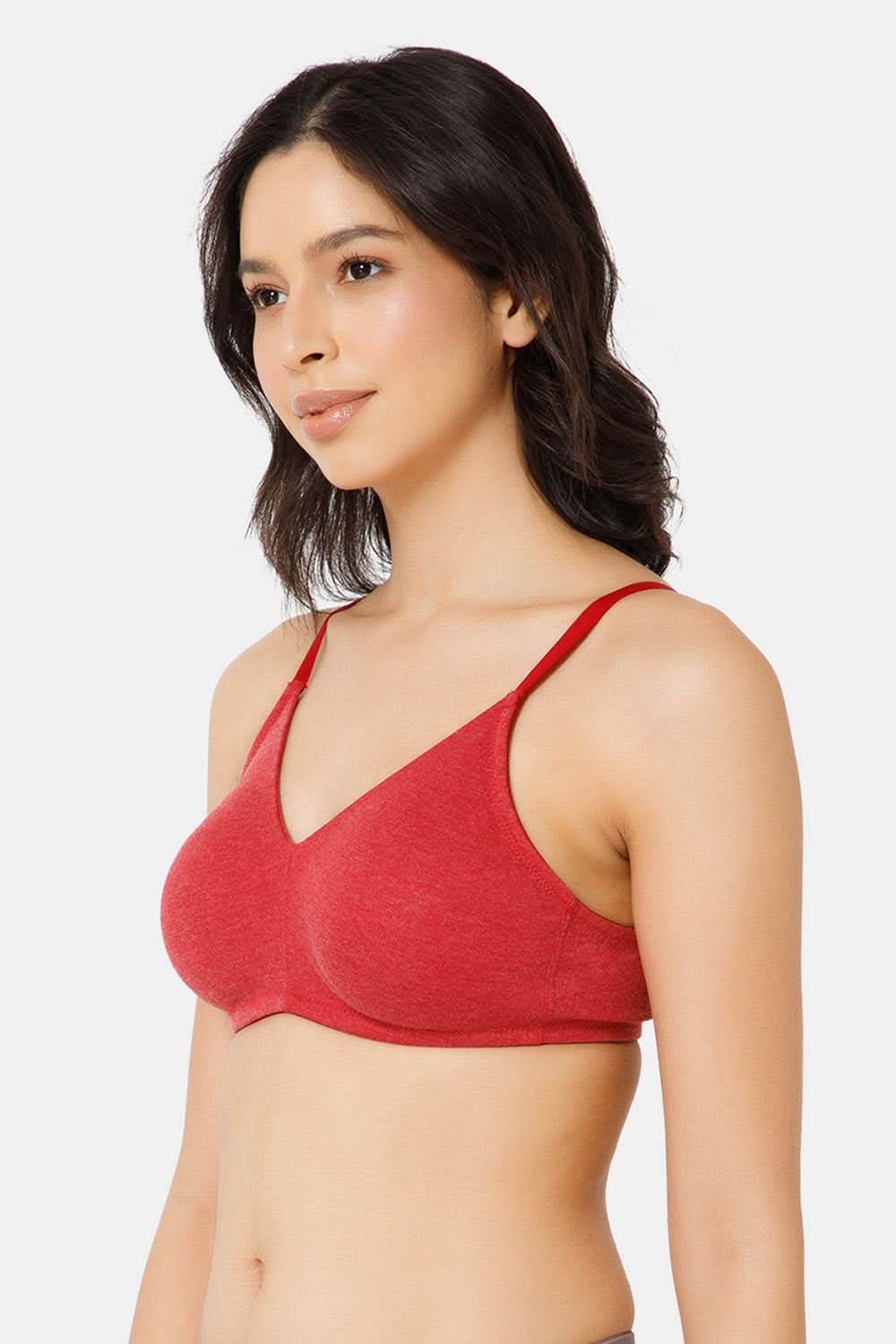 Nora Non-Wired Seamless Everyday T-Shirt Bra with Double-Layered Support - Naidu Hall Family Store