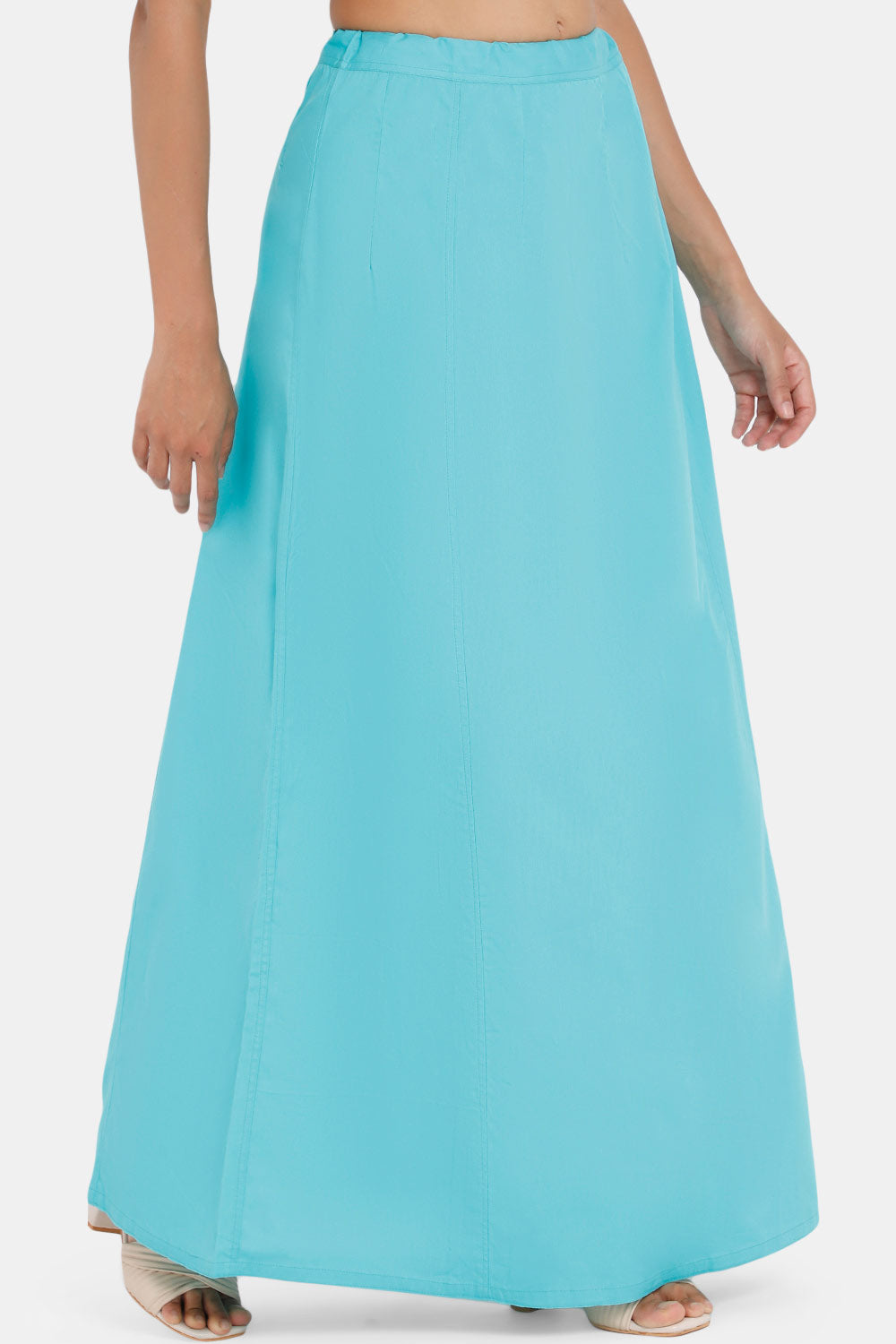 Premium 100% Cotton Saree Inskirt in Popular Colors | Naidu 6-Part Saree Hall Petticoat HC36 | Teals