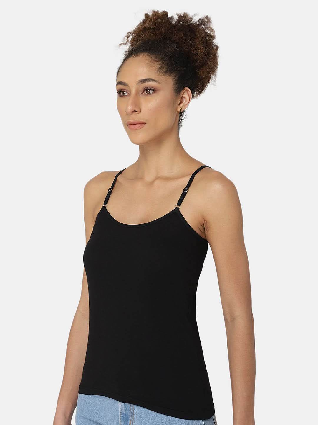Full Coverage Non-Wired Non-Padded Cotton Intimacy Slip Camisole - Prime Shades - IN08 - Naidu Hall Family Store