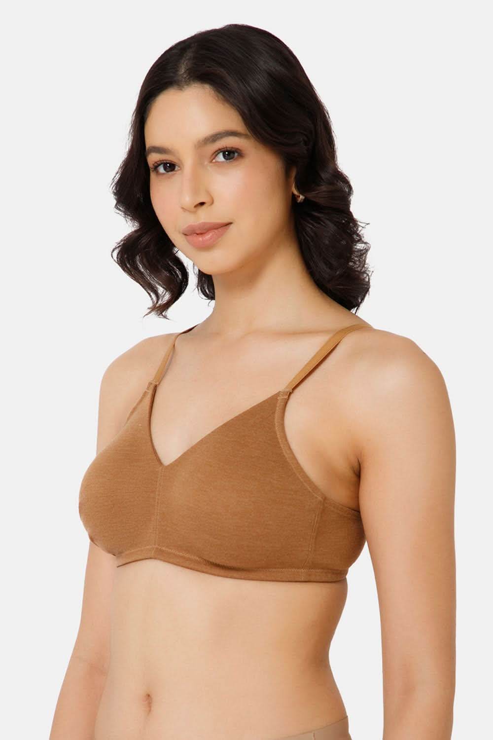 Nora Non-Wired Seamless Everyday T-Shirt Bra with Double-Layered Support - Naidu Hall Family Store