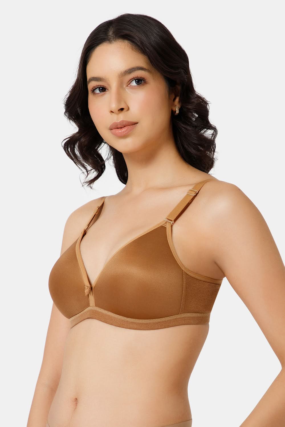 Side View of Dark Skin Nova T-Shirt Bra Designed for a Perfect Fit