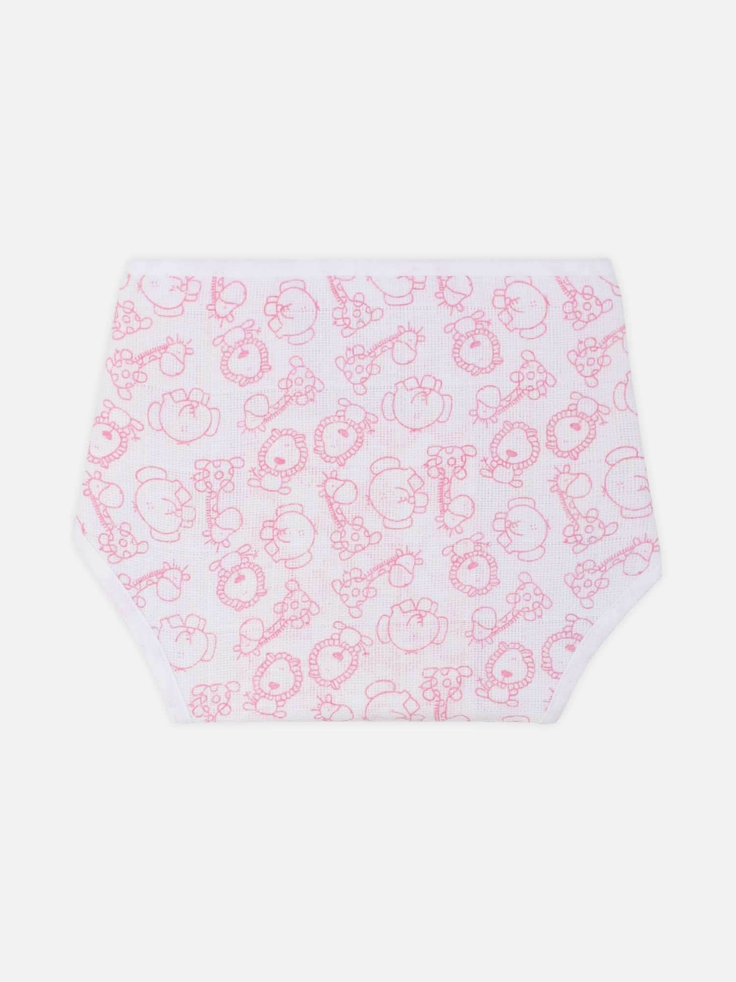 Oh Baby Printed Round Nappies Pink - Rdpr - Naidu Hall Family Store