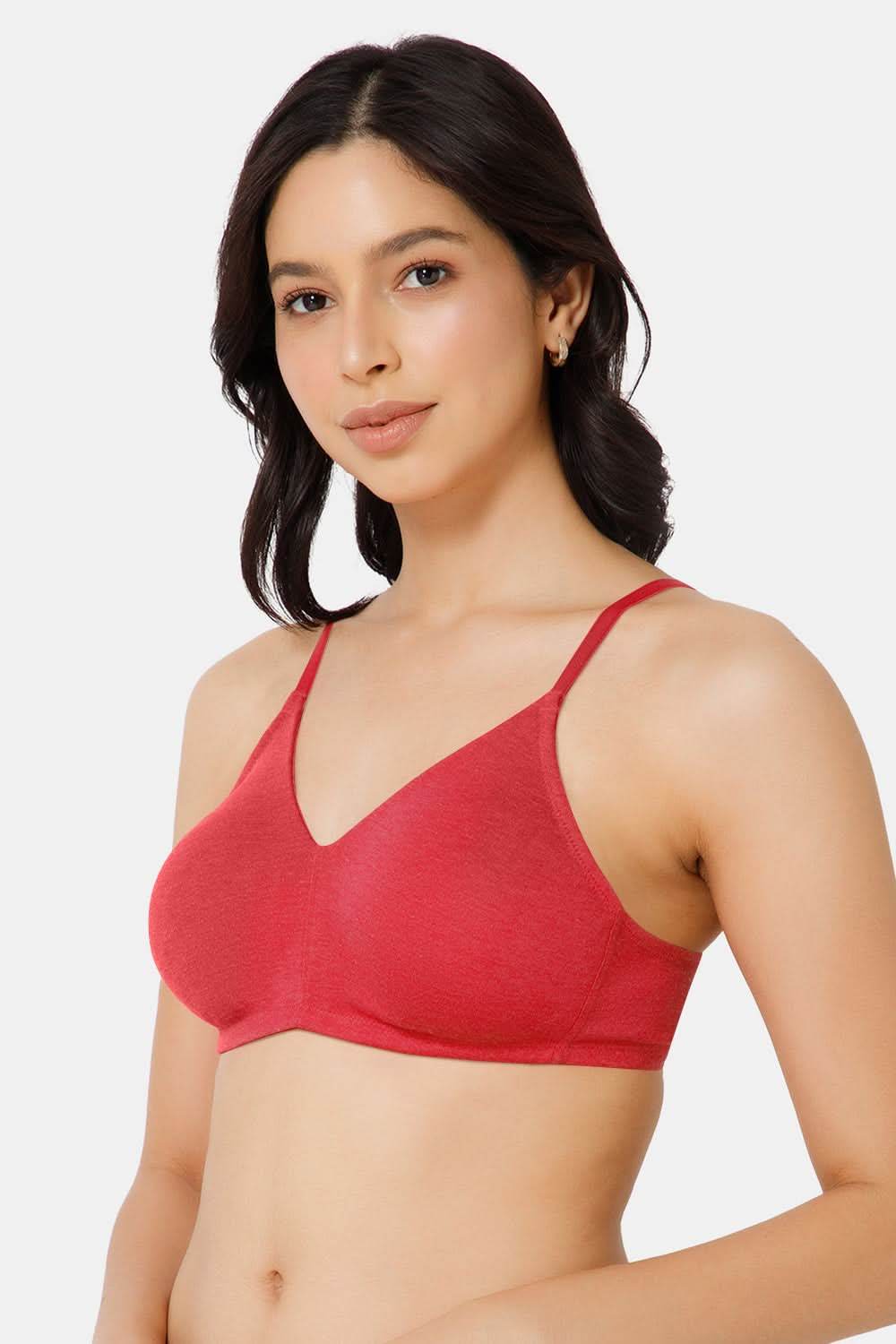 Nora Non-Wired Seamless Everyday T-Shirt Bra with Double-Layered Support - Naidu Hall Family Store