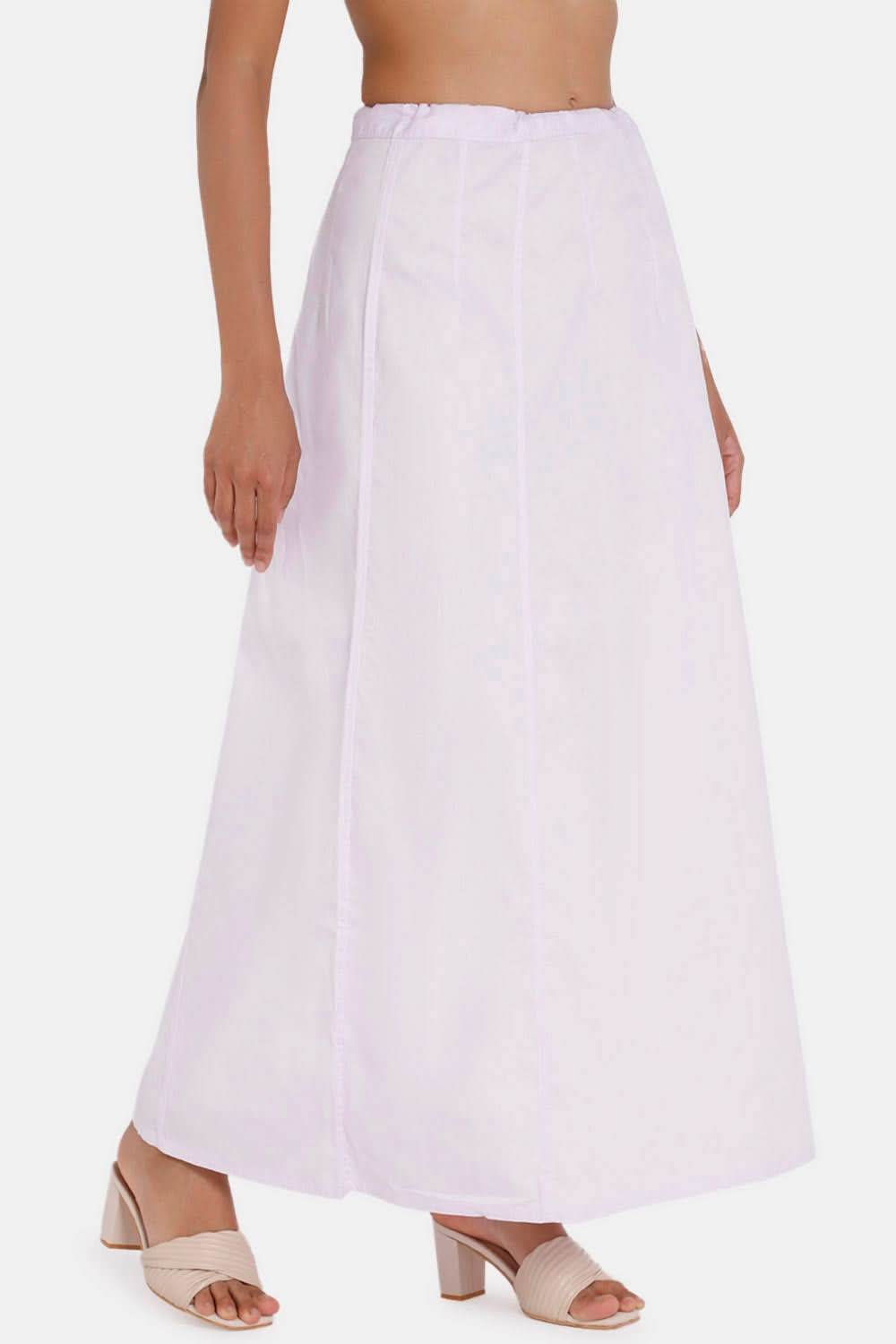 Premium 100% Cotton Saree Inskirt in Popular Colors | Naidu 7-Part Saree Hall Petticoat HC40 - Naidu Hall Family Store