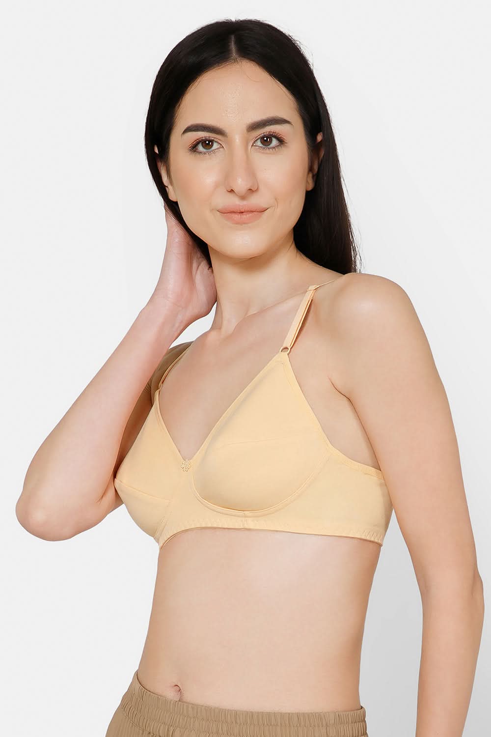 Skin Colour Everyday Saree and Salwar Bra – Glori by INaidu Hall, Non-Wired, Non-Padded, Comfortable Fit for Daily Use
