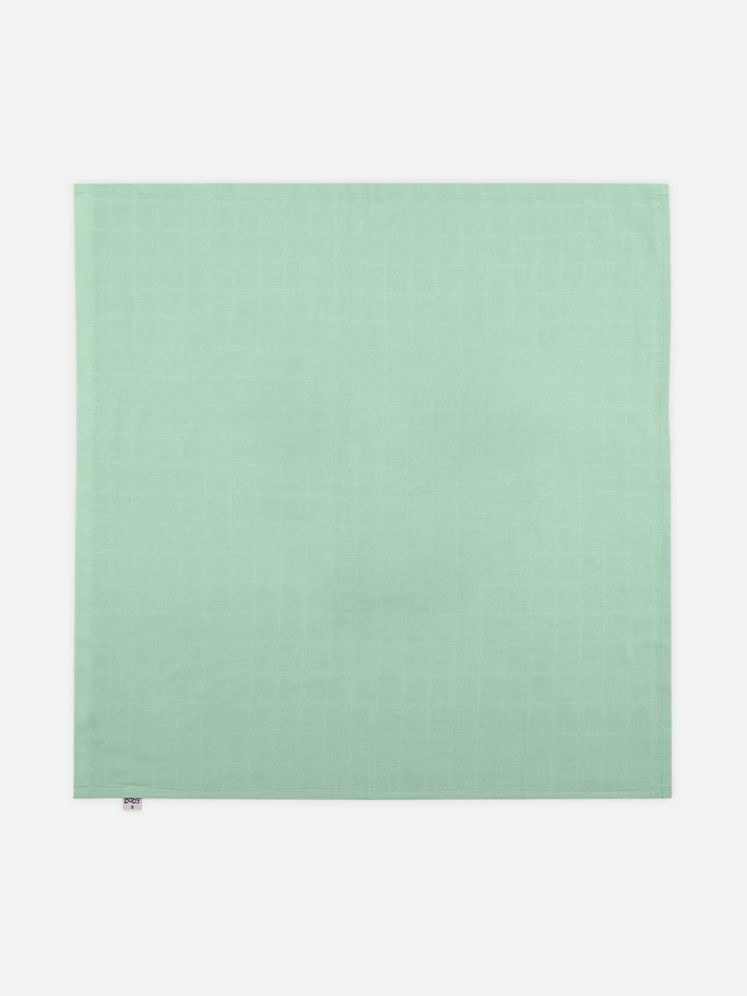 Oh Baby Plain Square Nappies Green - Sqpl - Naidu Hall Family Store