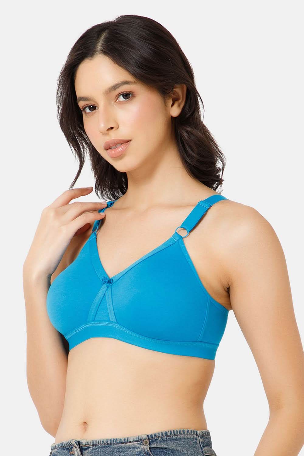 High Coverage Broad Strap Non-Wired Non-Padded All-Rounder Intimacy Everyday T-Shirt Bra - EC05 - Naidu Hall Family Store