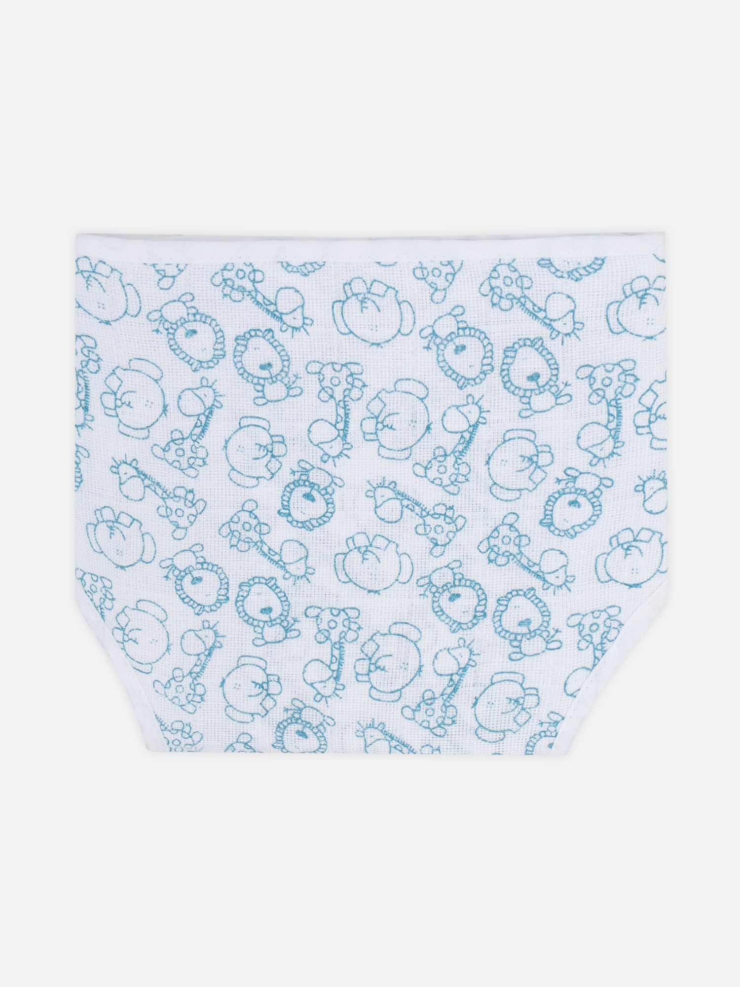 Oh Baby Printed Round Nappies Blue - Rdpr - Naidu Hall Family Store