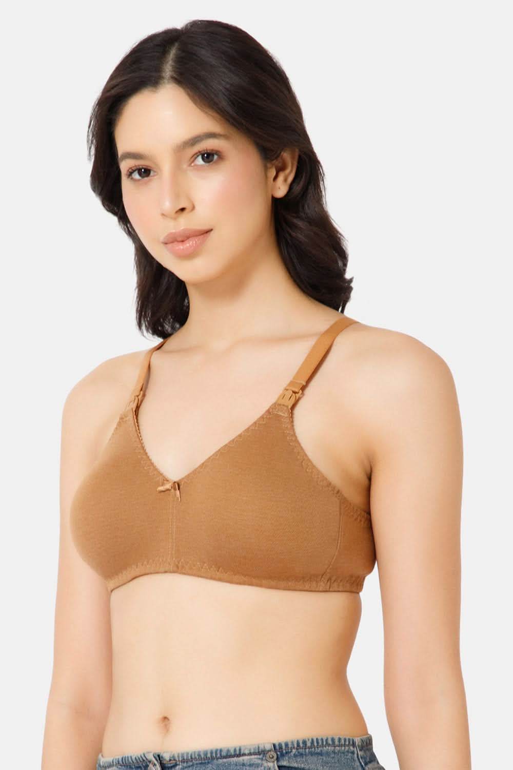 Naidu Hall Nursing Bra - EVI | Moulded Design, Transparent Buckle & Broad Straps for Ultimate Comfort - Naidu Hall Family Store