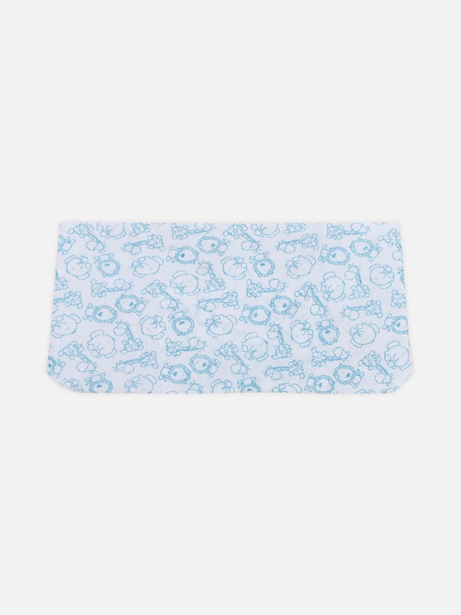 Oh Baby Printed Triangle Nappies Blue - Trpr
