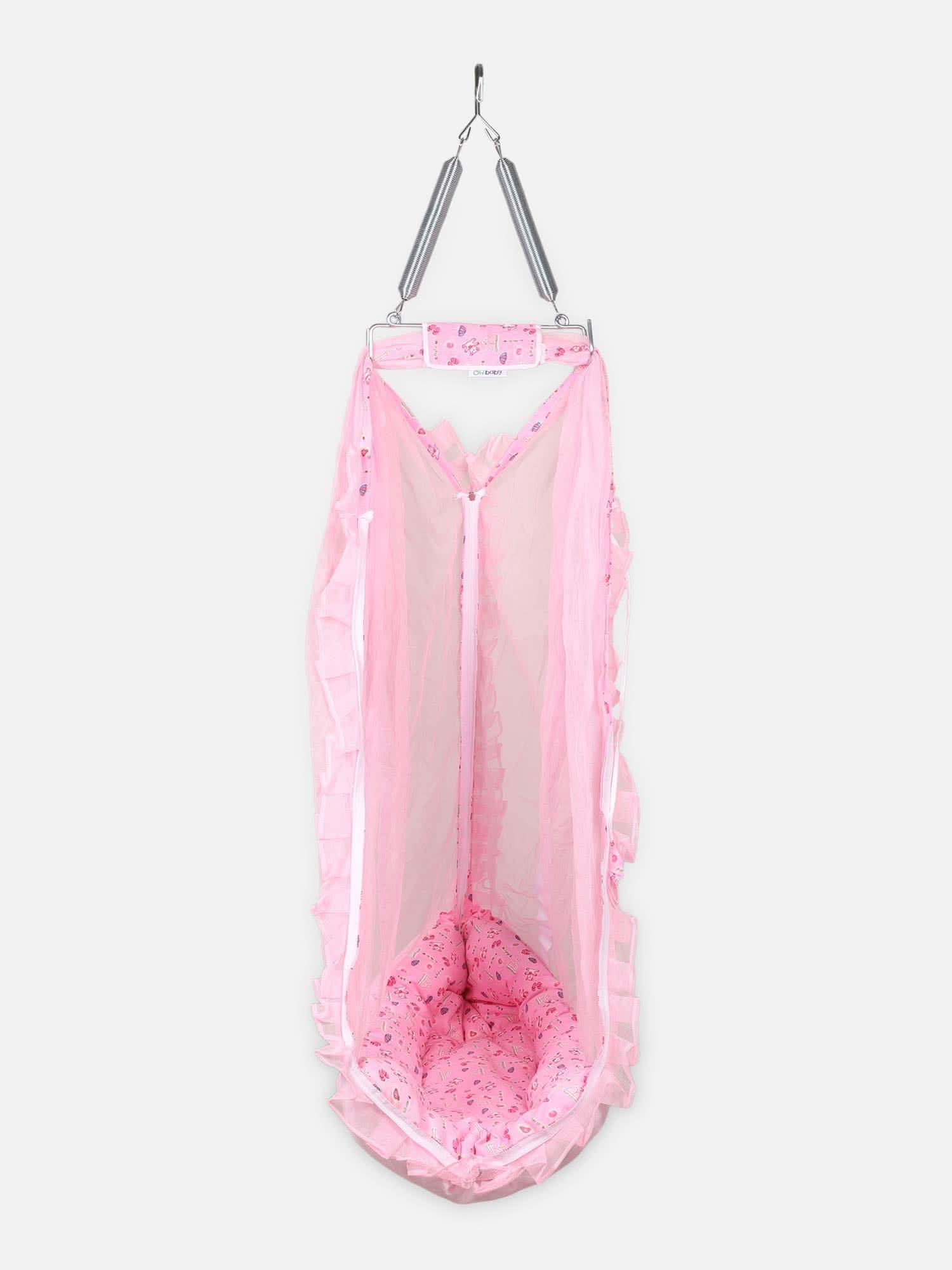 Oh Baby Printed Thuli Bed Pink - Bepr - Naidu Hall Family Store