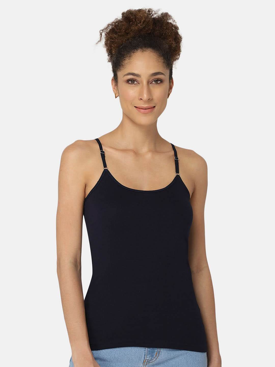 Intimacy Full Coverage Cotton Slip Camisole – IN08 | Non-Padded & Wire-Free Comfort Design - Naidu Hall Family Store