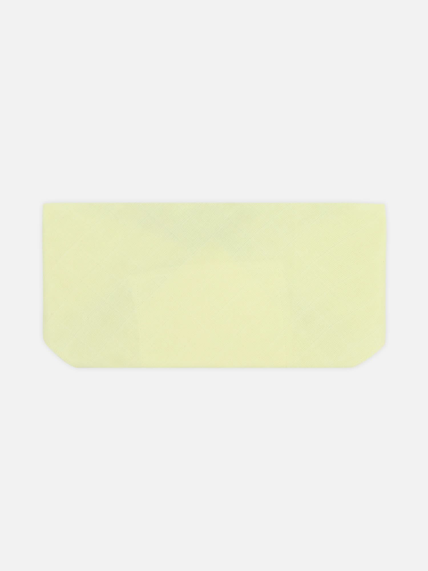 Oh Baby Plain Triangle Nappies Yellow - Trpl