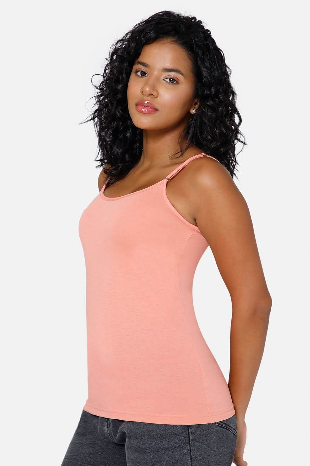 Intimacy Full Coverage Cotton Slip Camisole – IN08 | Non-Padded & Wire-Free Comfort Design - Naidu Hall Family Store