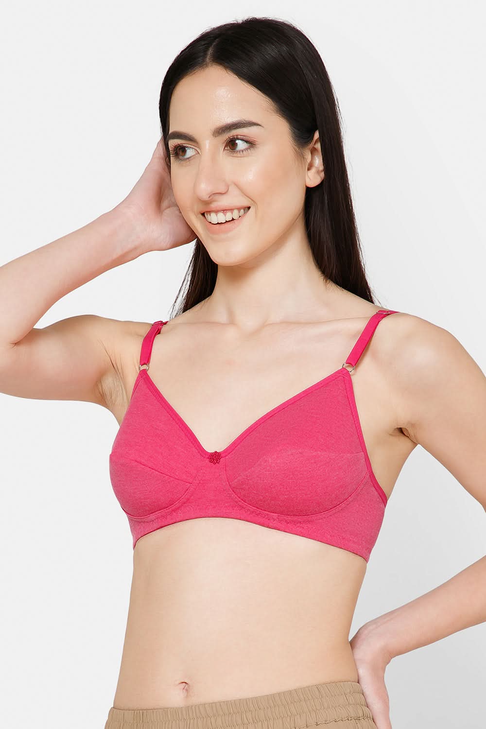 Fuchsia Colour Everyday Saree and Salwar Bra – Glori by INaidu Hall, Non-Wired, Non-Padded, Comfortable Fit for Daily Use