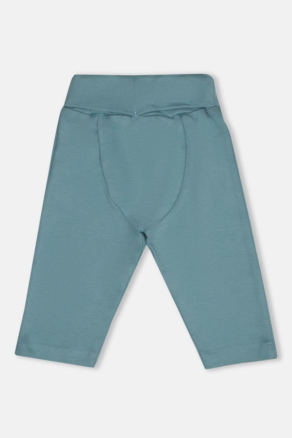 Oh Baby Cotton Interlock Knit Animal Print Pant Pack Of - 2 - Blue & Assorted - Tr02 - Naidu Hall Family Store