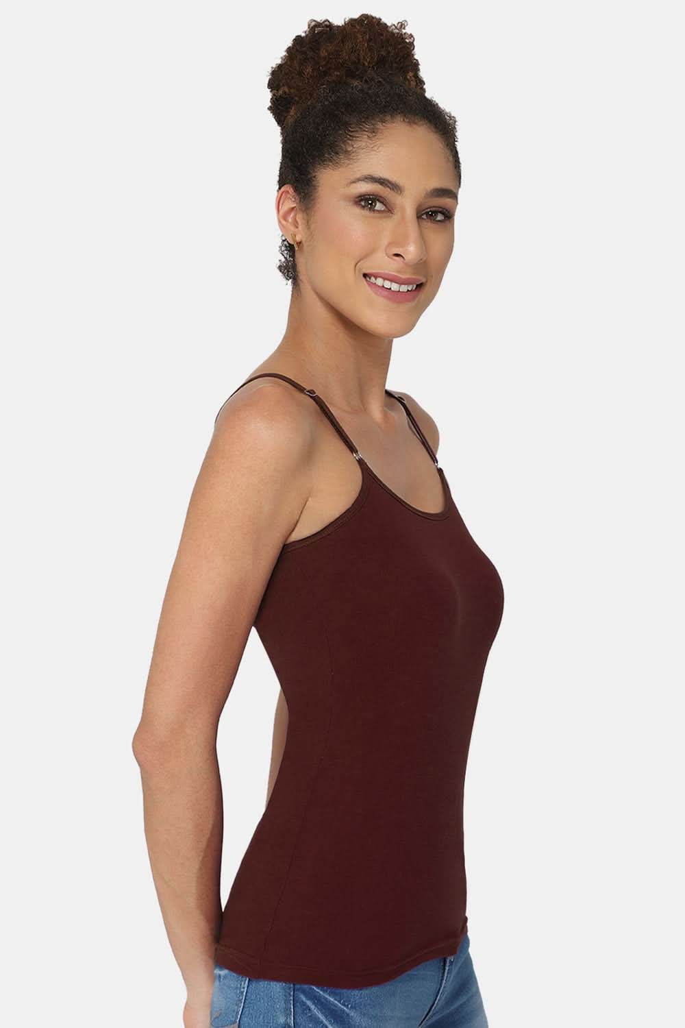 Intimacy Full Coverage Cotton Slip Camisole – IN08 | Non-Padded & Wire-Free Comfort Design - Naidu Hall Family Store