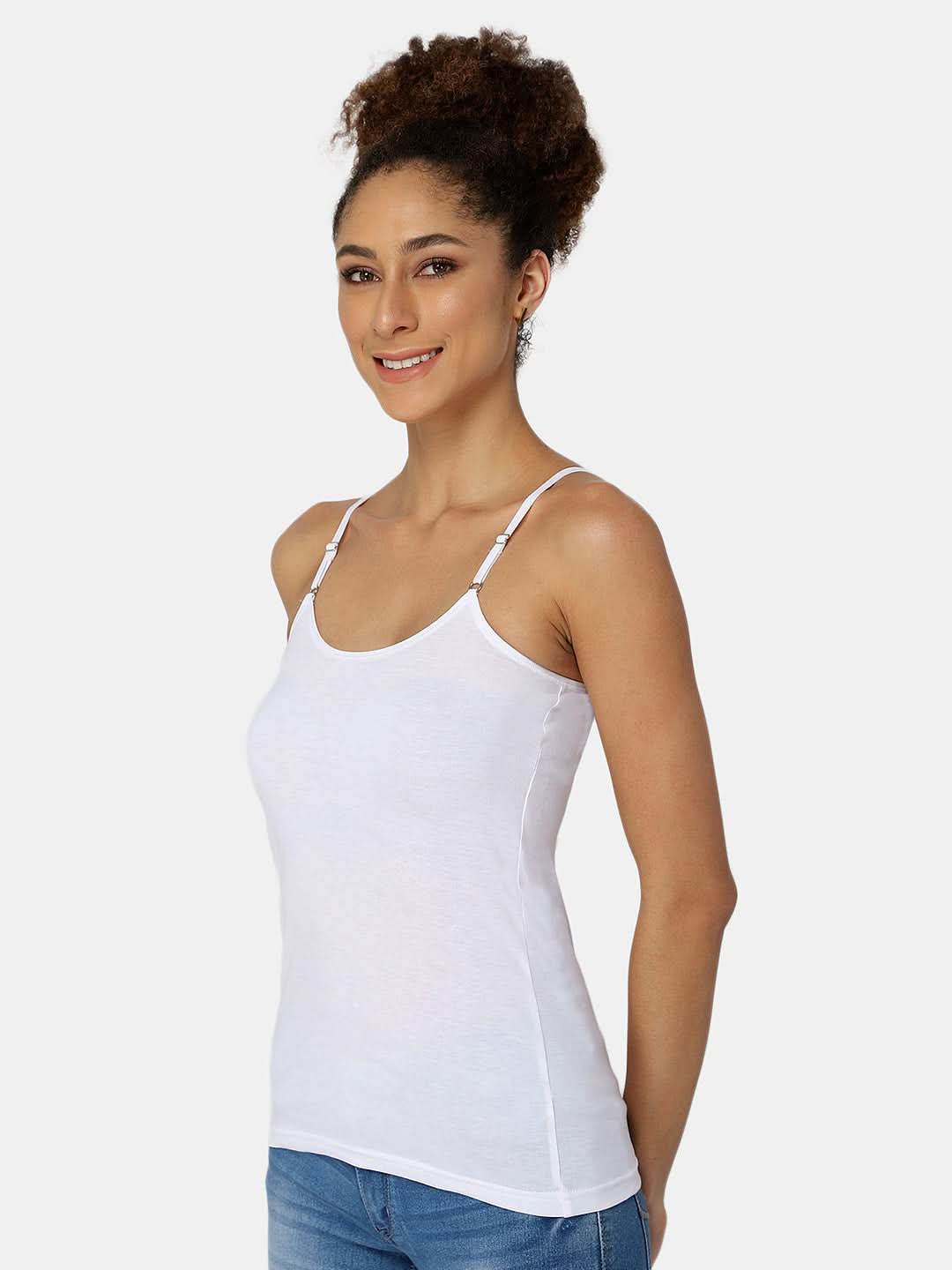 Full Coverage Non-Wired Non-Padded Cotton Intimacy Slip Camisole - Prime Shades - IN08 - Naidu Hall Family Store