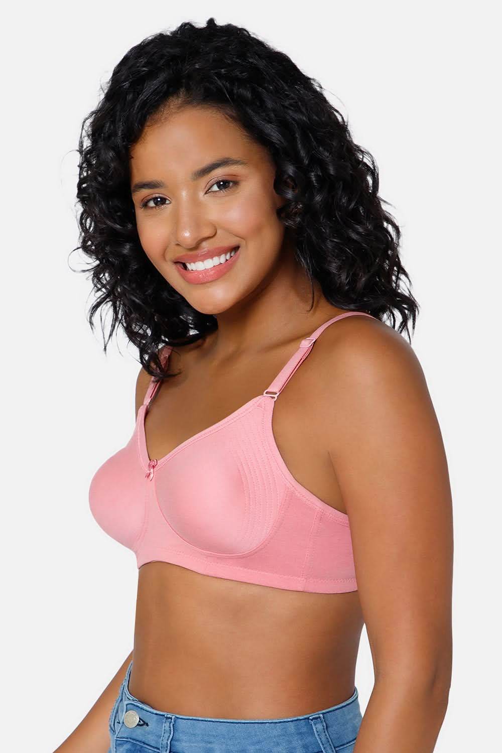 Everyday Full Coverage Non-Padded Intimacy T-Shirt Saree Bra - Rose Wood - DEFC - Naidu Hall Family Store