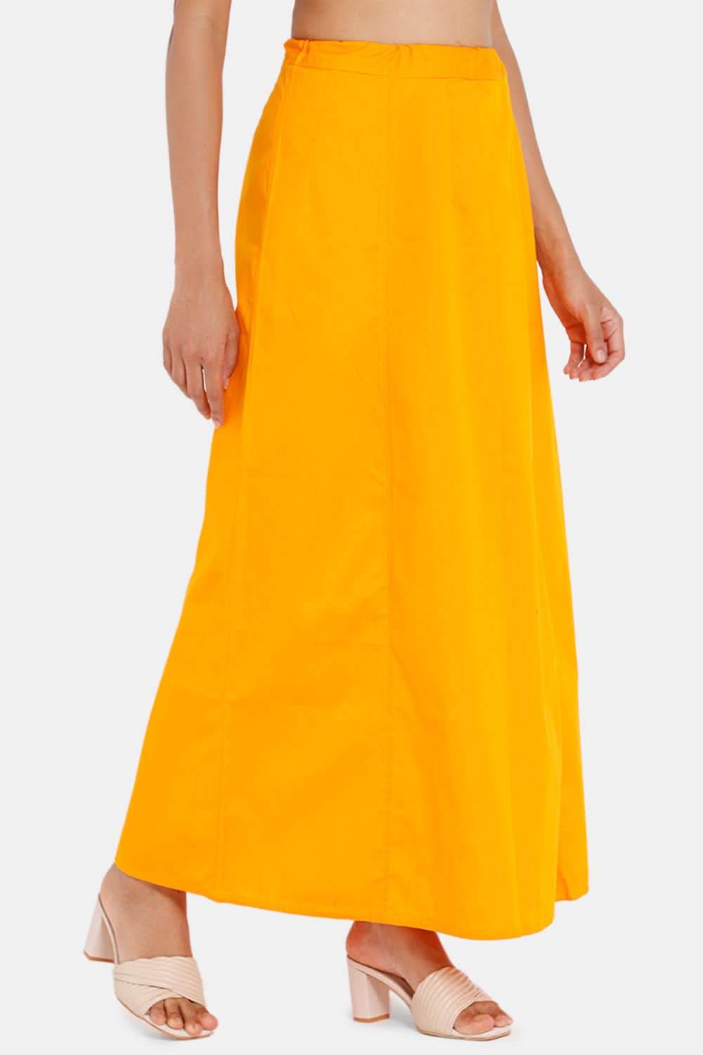 Premium 100% Cotton Saree Inskirt in Popular Colors | Naidu 7-Part Saree Hall Petticoat HC40 - Naidu Hall Family Store