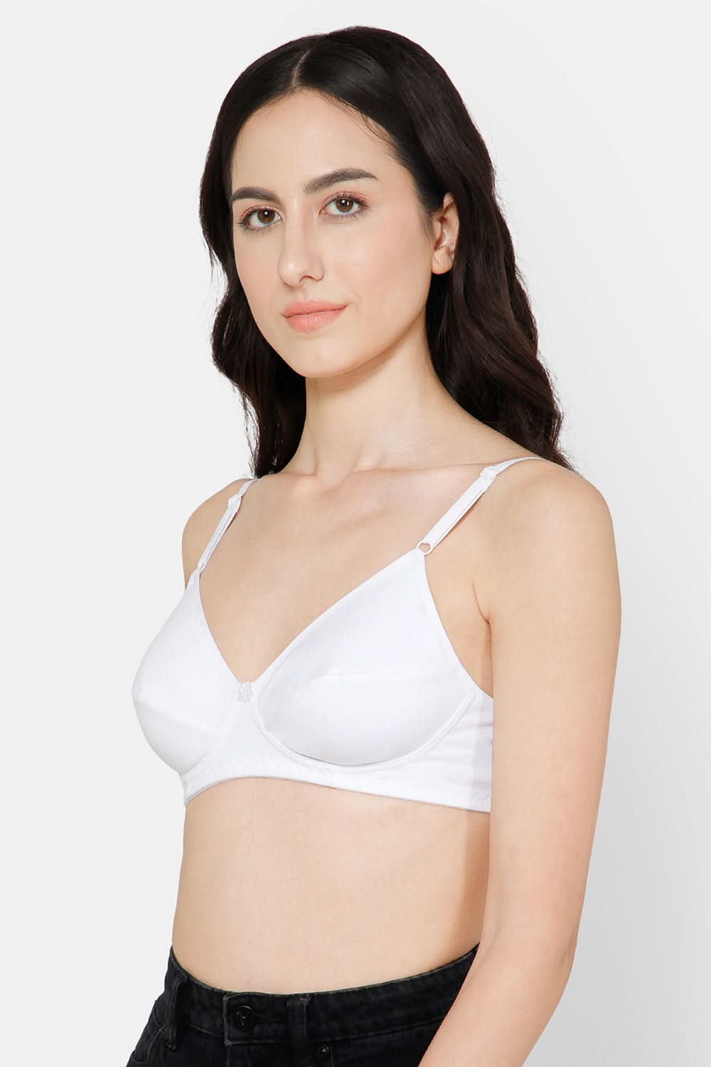 White Colour Everyday Saree and Salwar Bra – Glori by INaidu Hall, Non-Wired, Non-Padded, Comfortable Fit for Daily Use