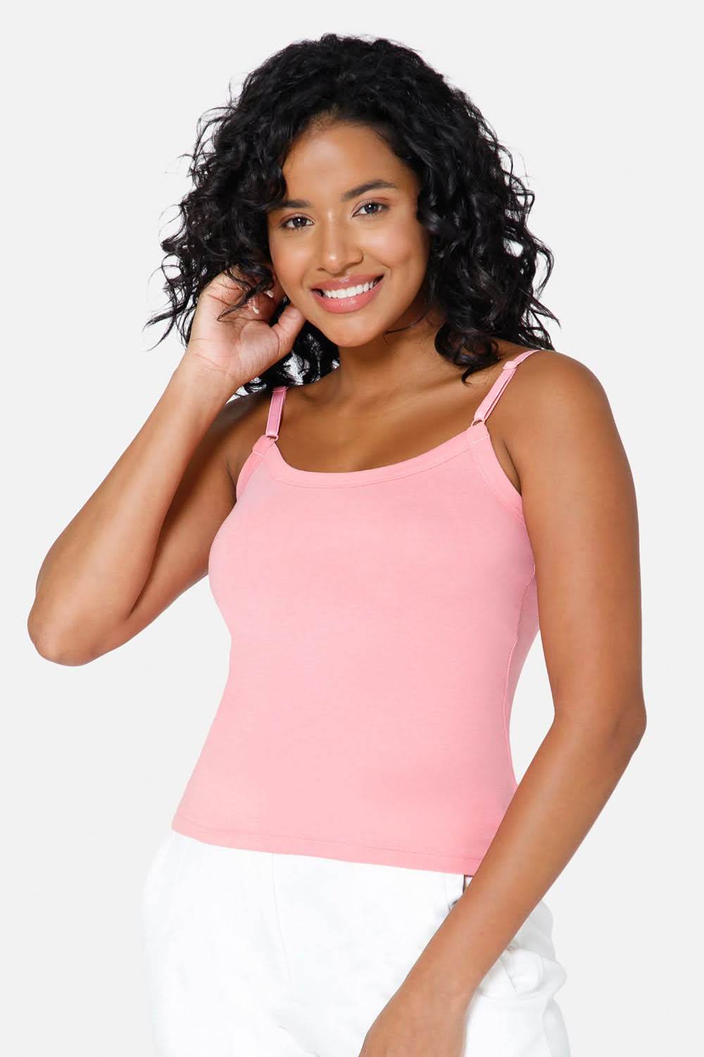 Intimacy Cotton Slip Camisole – IN05 | Wire-Free, Seamless & Adjustable - Naidu Hall Family Store