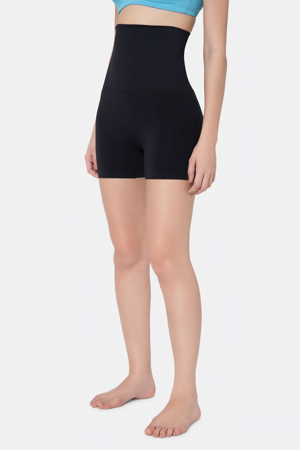 Intimacy Assorted Ultra Stretch High‑Waist Shaping Shorts | Tummy Control – Black ZH01
