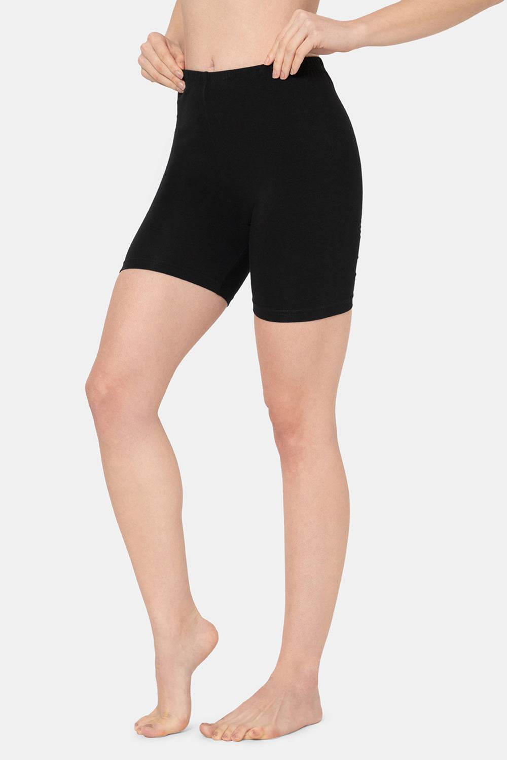 Intimacy Cotton Stretch Cycling Shorts Mid Waist Sweat Absorbent Comfort Fit - CYLS - Naidu Hall Family Store