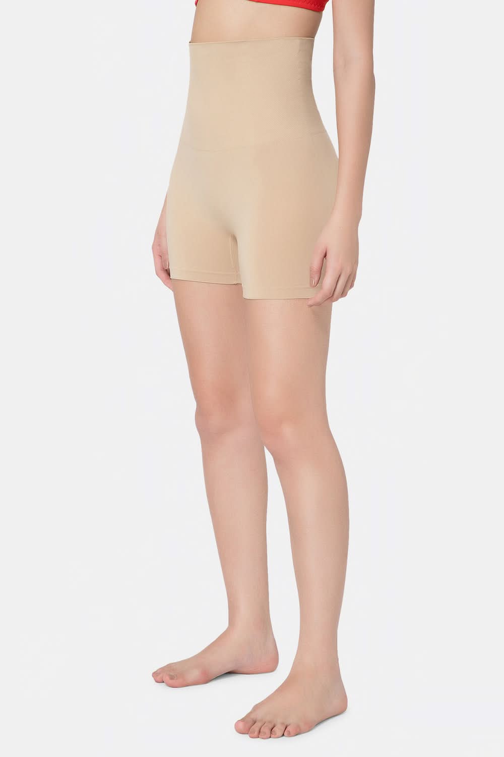 Intimacy Ultra Stretch High Waist Shaping Nylon Skin Shorts | Tummy Control & All-Day Comfort | ZH01