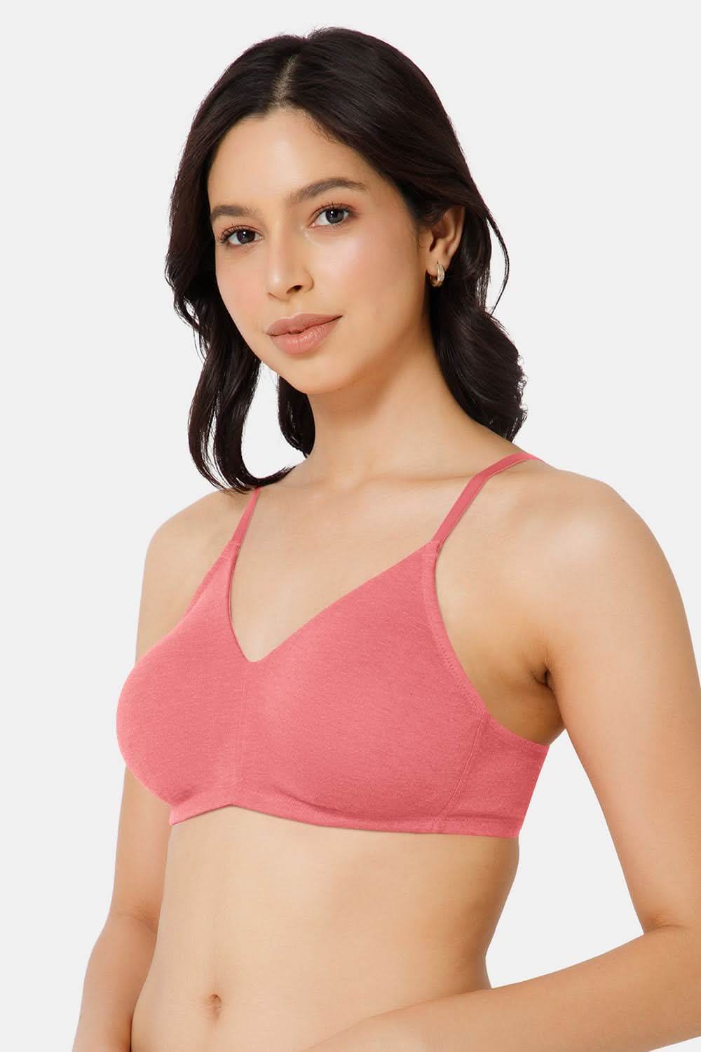 Nora Non-Wired Seamless Everyday T-Shirt Bra with Double-Layered Support - Naidu Hall Family Store