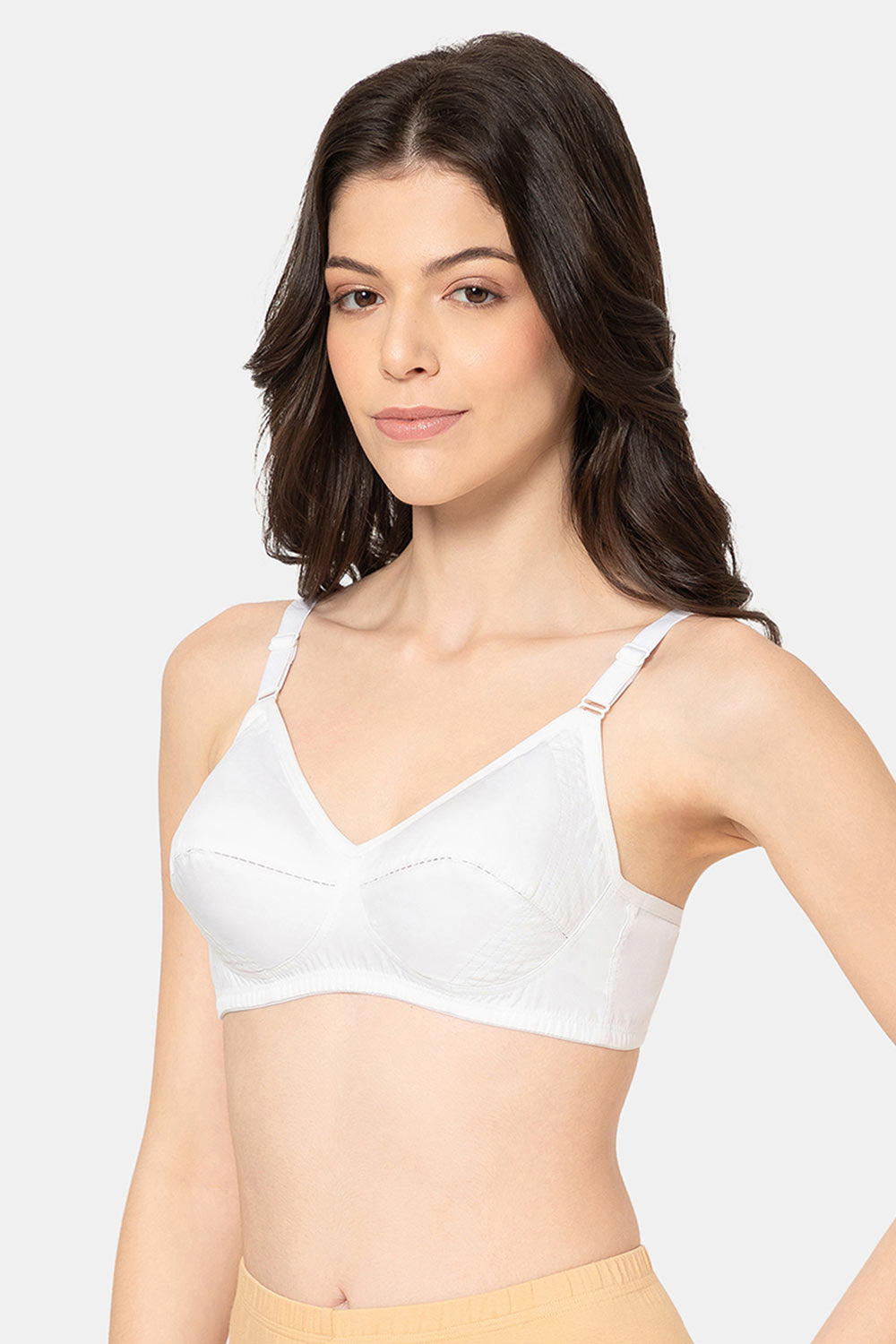 Naidu hall Cotton Bra for Women – Non-Wired Full Coverage Everyday Bra for Sarees - ES2W