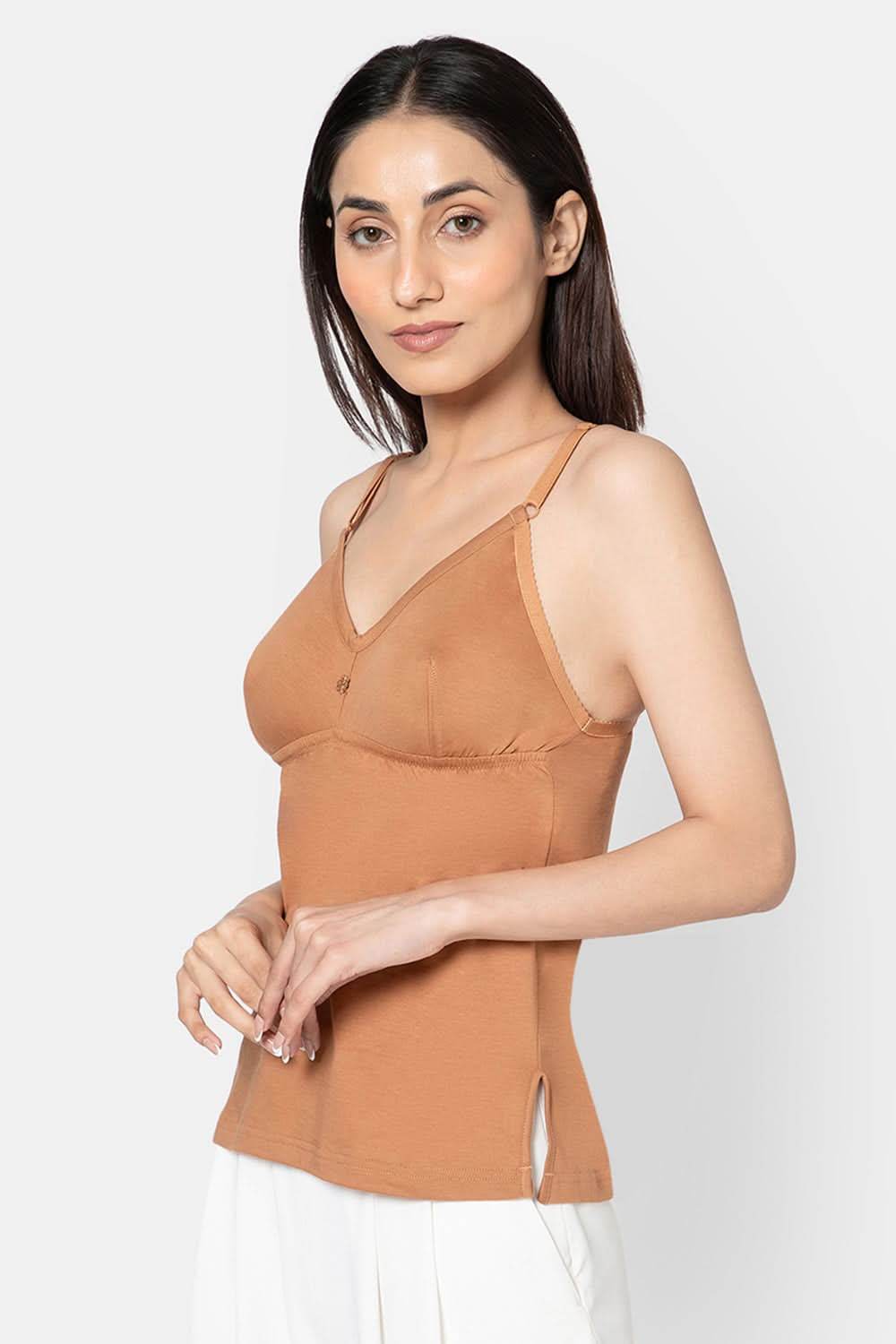 Intimacy Full Coverage Adjustable Cotton Bra Slip – IN11 | Non-Padded & Sweat-Absorbent Design - Naidu Hall Family Store
