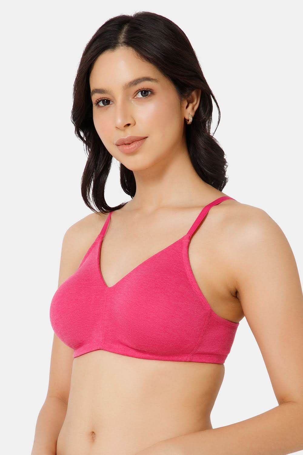 Nora Non-Wired Seamless Everyday T-Shirt Bra with Double-Layered Support - Naidu Hall Family Store