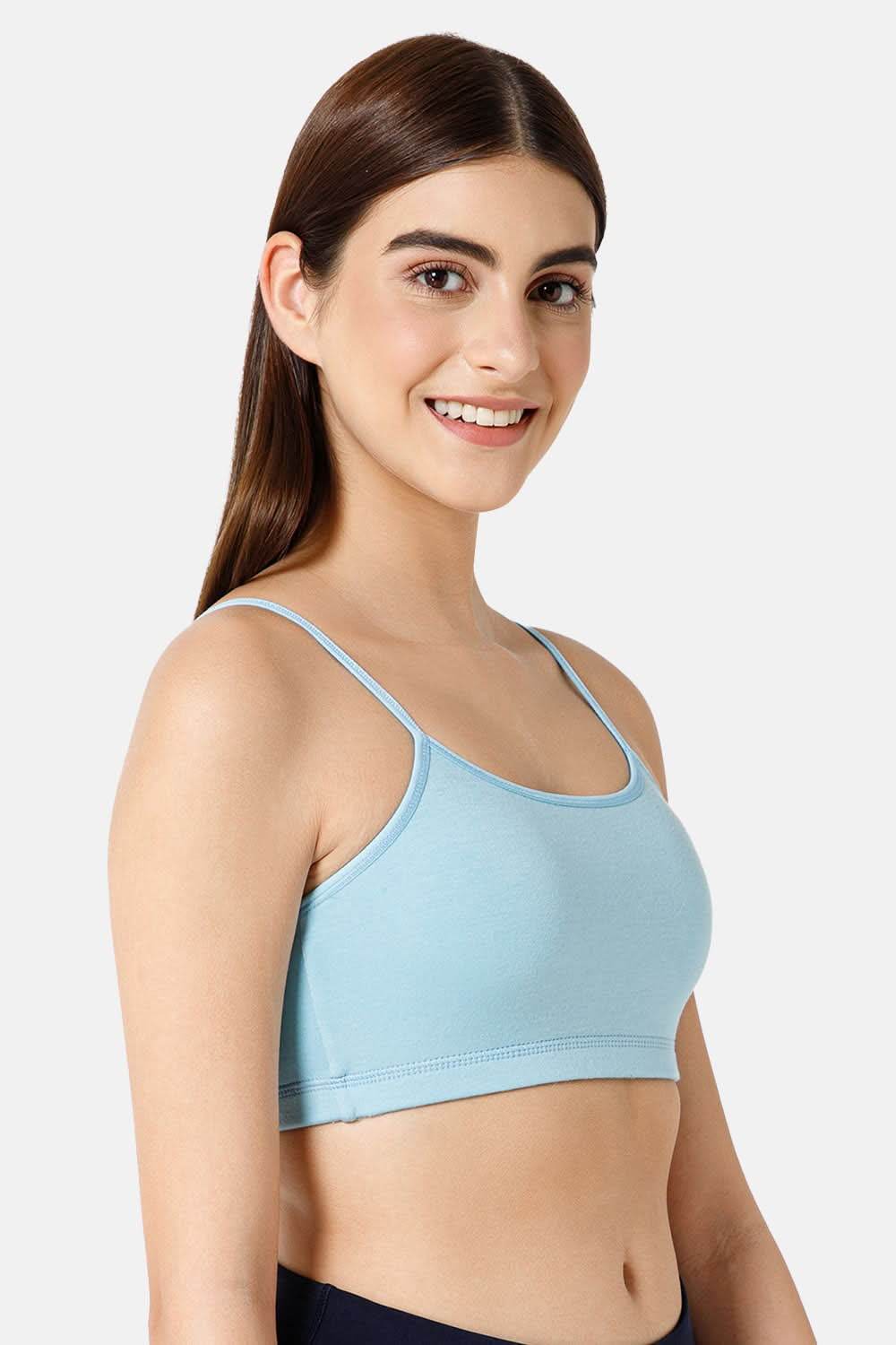 High Coverage Non-Wired Non-Padded Solid Moisture Absorbent Intimacy Beginners Bra -BB01 - Naidu Hall Family Store