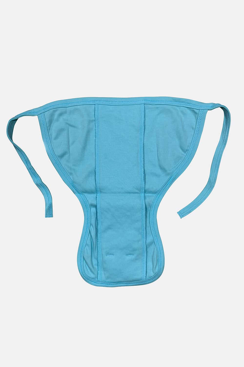 Oh Baby Plain Embroidery Knitted Round Aqua - Rdpl