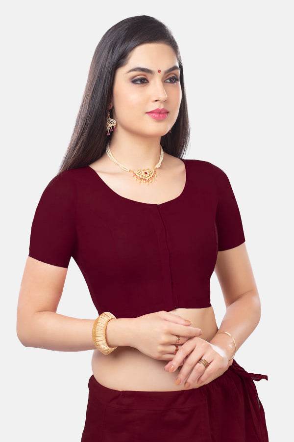 Naidu Hall Princess Cut Short Sleeve two by two Blouse - Naidu Hall Family Store