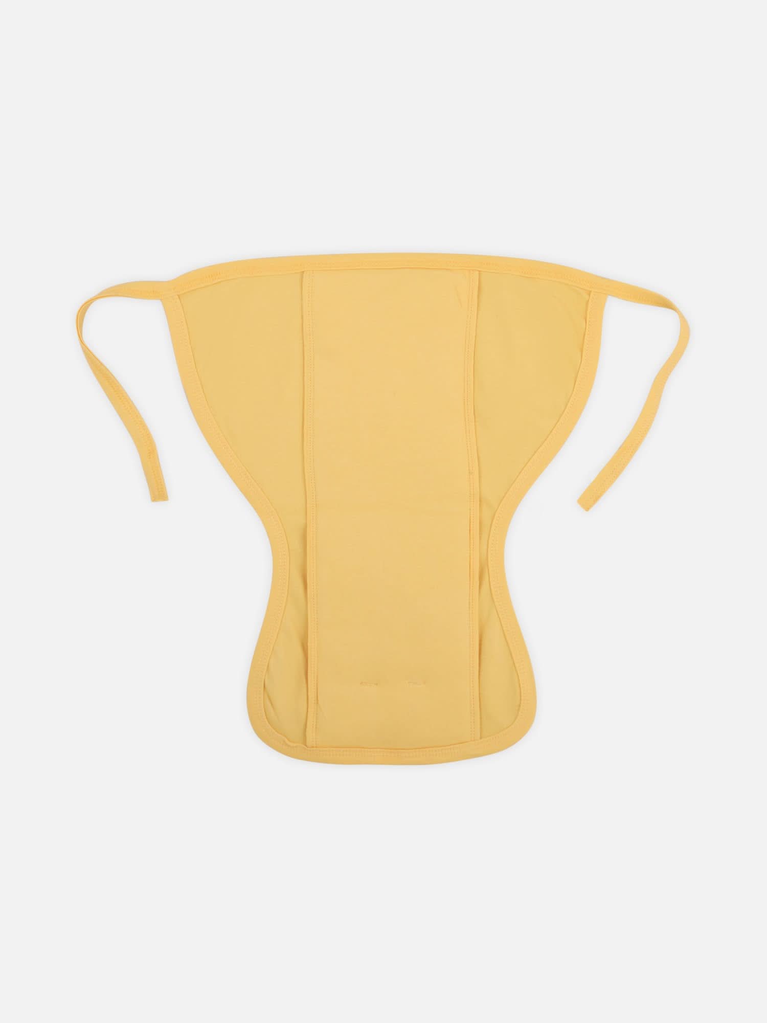 Oh Baby Plain Embroidery Knitted Round Yellow - Rdpl