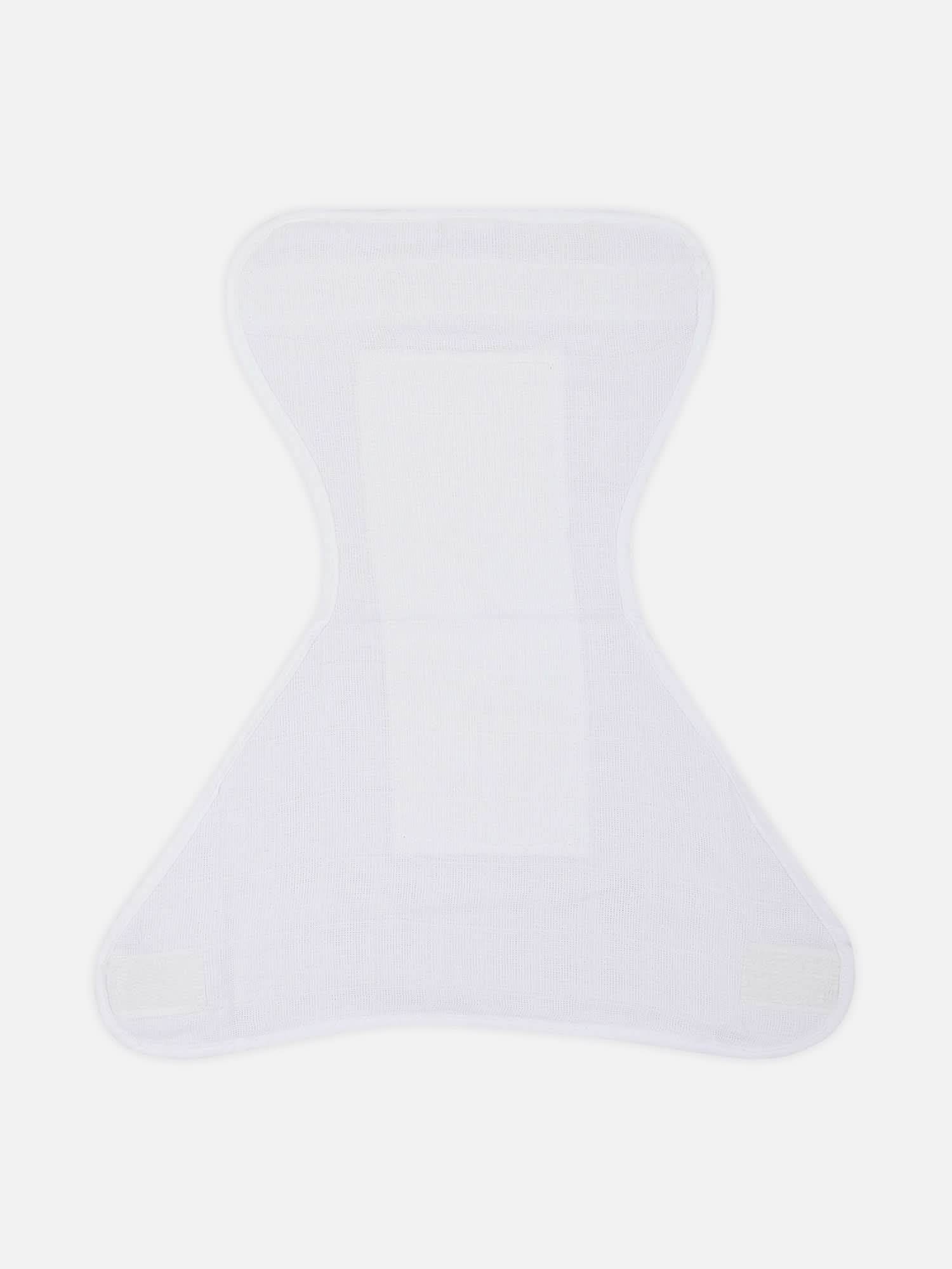 Oh Baby Plain Velcro Nappies White - Ltpl - Naidu Hall Family Store
